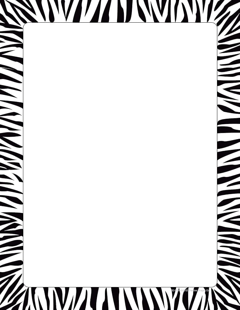 Designer Paper - Zebra - 50 Sheet Pkg. Great for Flyers, Writing Classroom Letters, Motivation, Party Invitations, School Flyers or Office Notes, Invitations & Printing Supplies | Flyers, Writing Classroom Letters, Party Invitations, School Flyers, Office Notes