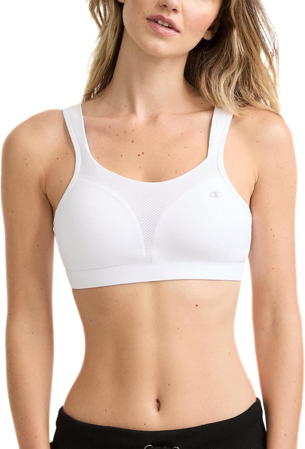 Champion Sujetador deportivo para mujer, alto impacto, máximo soporte, tejido transpirable que absorbe la humedad