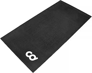 Tapete para Entrenador de Bicicletas - Compatible con Ejercicios en Interiores Bicicleta Estacionaria Cinta de Correr Elíptica Impermeable Equipo para Pisos de Gimnasio - Ciclo de Interior Paso a Paso - Suave 30" x 60" (76 x 153cm)