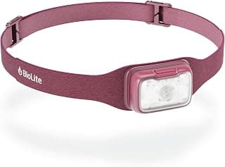 BioLite Range 300 Headlamp, Waterproof, USB-C, 300L & 75m Beam - Wild Fig | Fast-Charging, 100-Hour Runtime, Add 1 Hour of Light in Only 8 Minutes for a Quick Boost