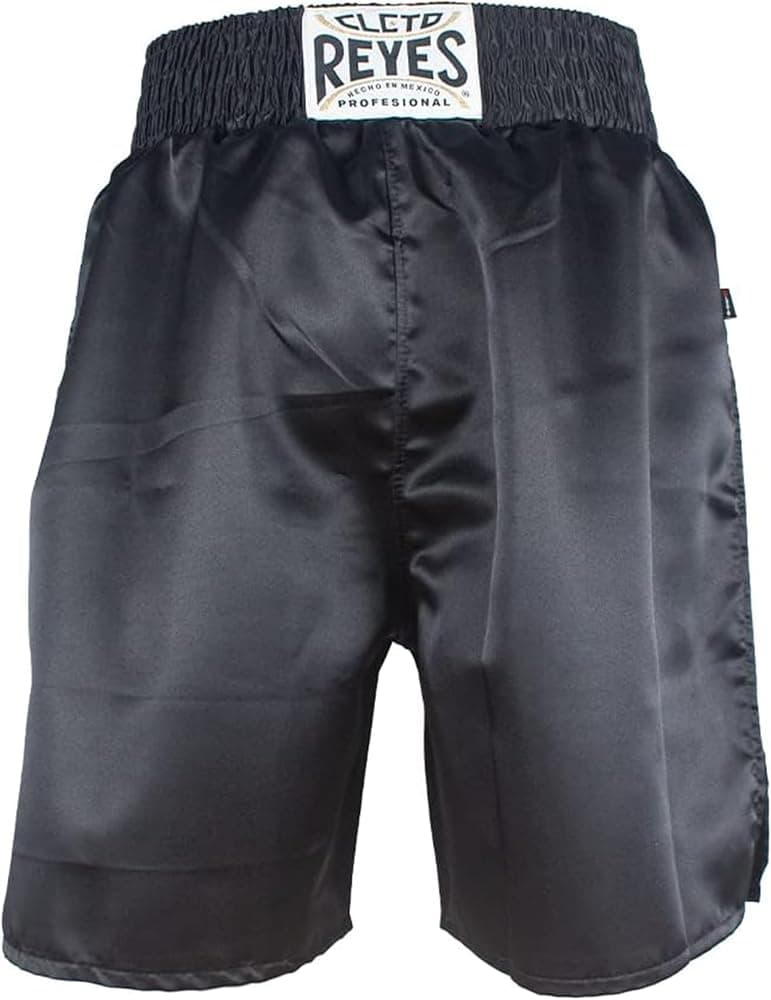 CLETO REYES Pantalones cortos de boxeo para hombre, uniforme de entrenamiento, ropa de fitness de competición profesional, ropa de lucha, satén