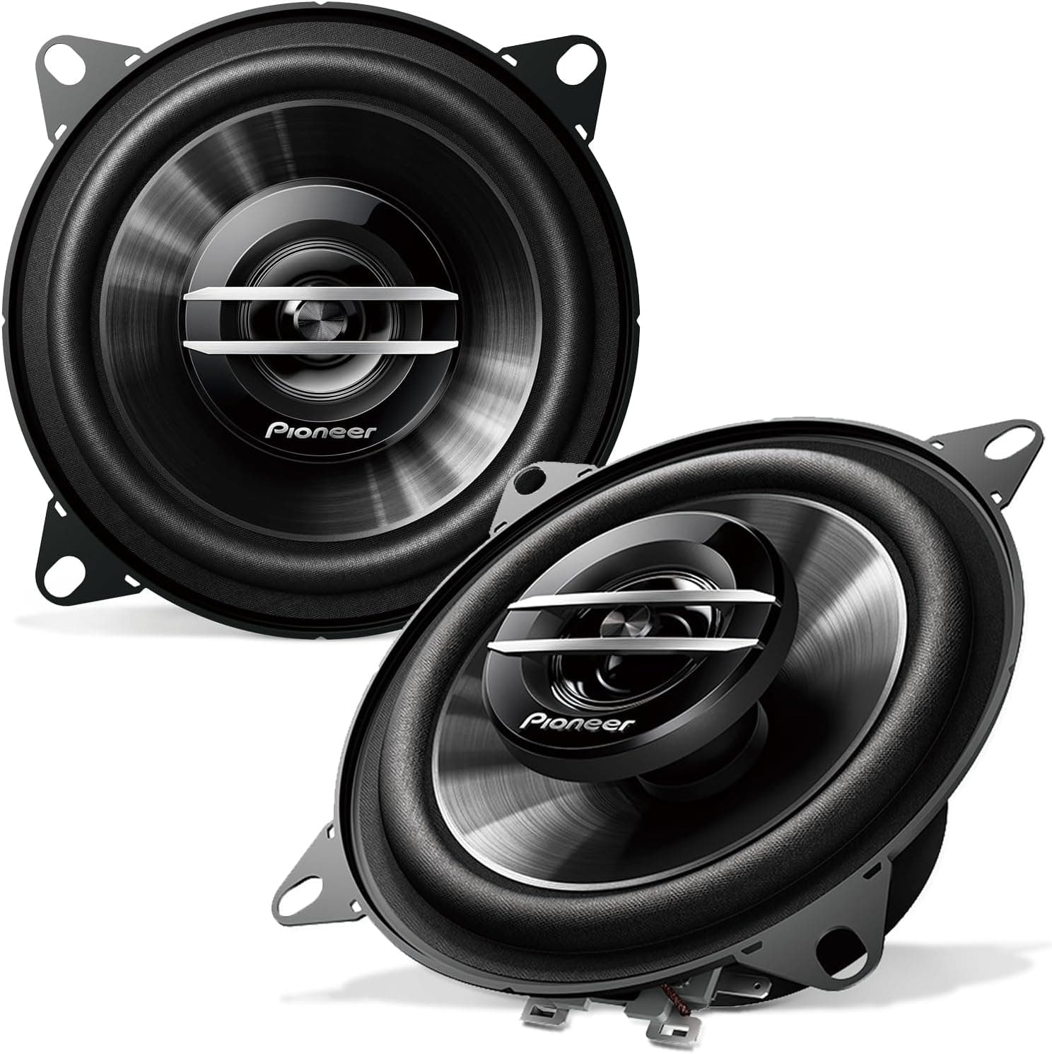 Pioneer G-Series TS-G1020S Altavoces coaxiales para coche de 4" y 2 vías, 210 W máx. | Gran actualización de stock, agudos nítidos + voces claras, altavoz de alta eficiencia diseñado para alimentación OEM