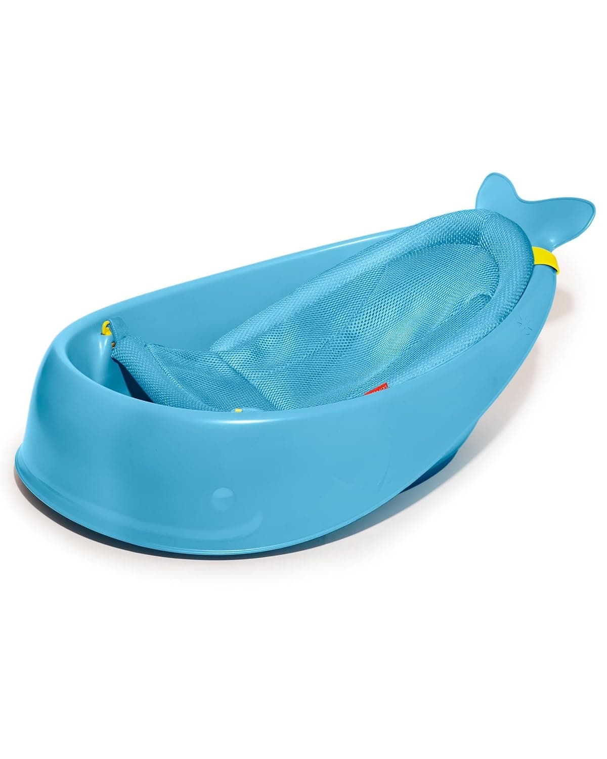 Skip Hop Bañera para bebés Crecimiento de 3 etapas con Baby Smart Sling MOBY Bañera Azul Edad 0+