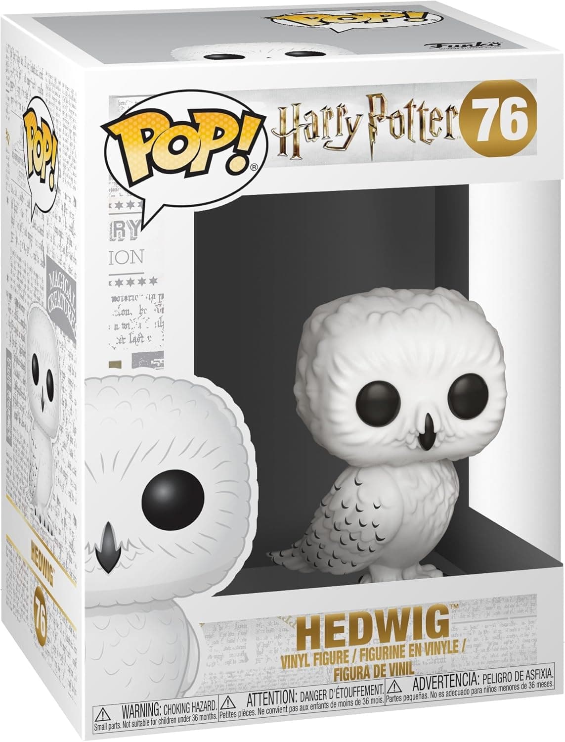 ¡Funko POP! Películas: Harry Potter - Hedwig | Mercancía oficial de fantasía - Figura de vinilo coleccionable para exhibición en estantería - Idea de regalo de cumpleaños para fanáticos y coleccionistas