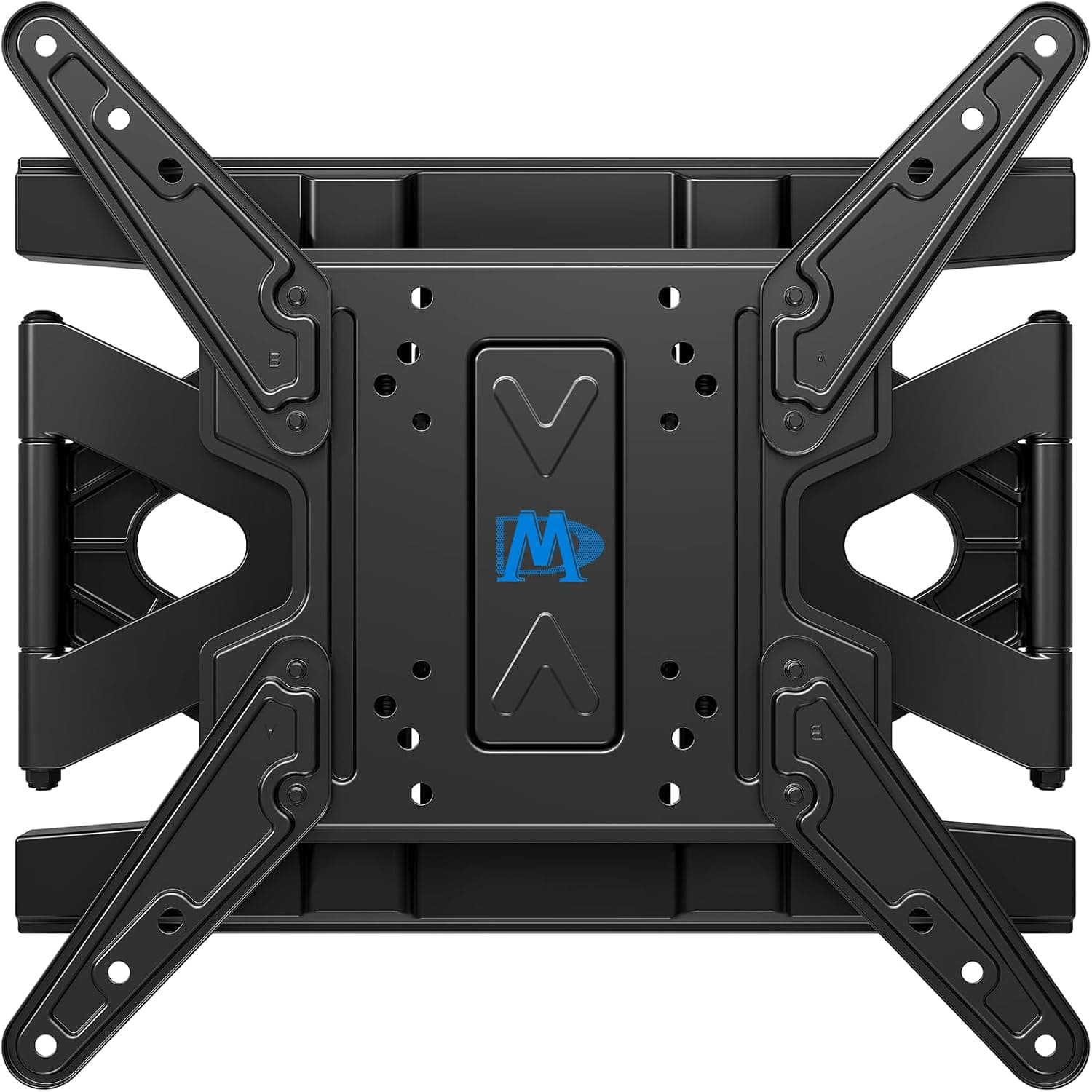 Mounting Dream Soporte de pared para TV ultradelgado de movimiento completo, soporte articulado de perfil bajo para televisores de 26 a 75 pulgadas, extensión suave, giro, inclinación, se adapta a montantes de 16", VESA máx. 400 x 400 mm, soporta 88 libras