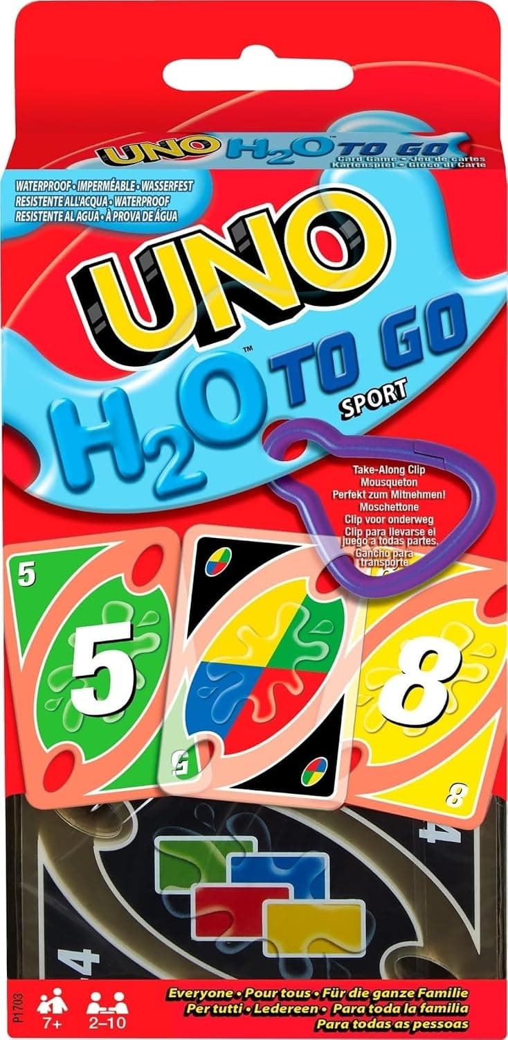 Mattel GamesUNO: H2O To Go - Juego de cartas