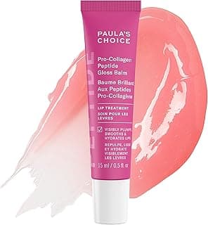 Paula's Choice Pro-Collagen Peptide Gloss Lip Balm, Hydrates & Smooths Lips, Sheer & Glossy Finish for Fuller Lips, Sheer Tint, Non-Sticky, Cruelty-Free