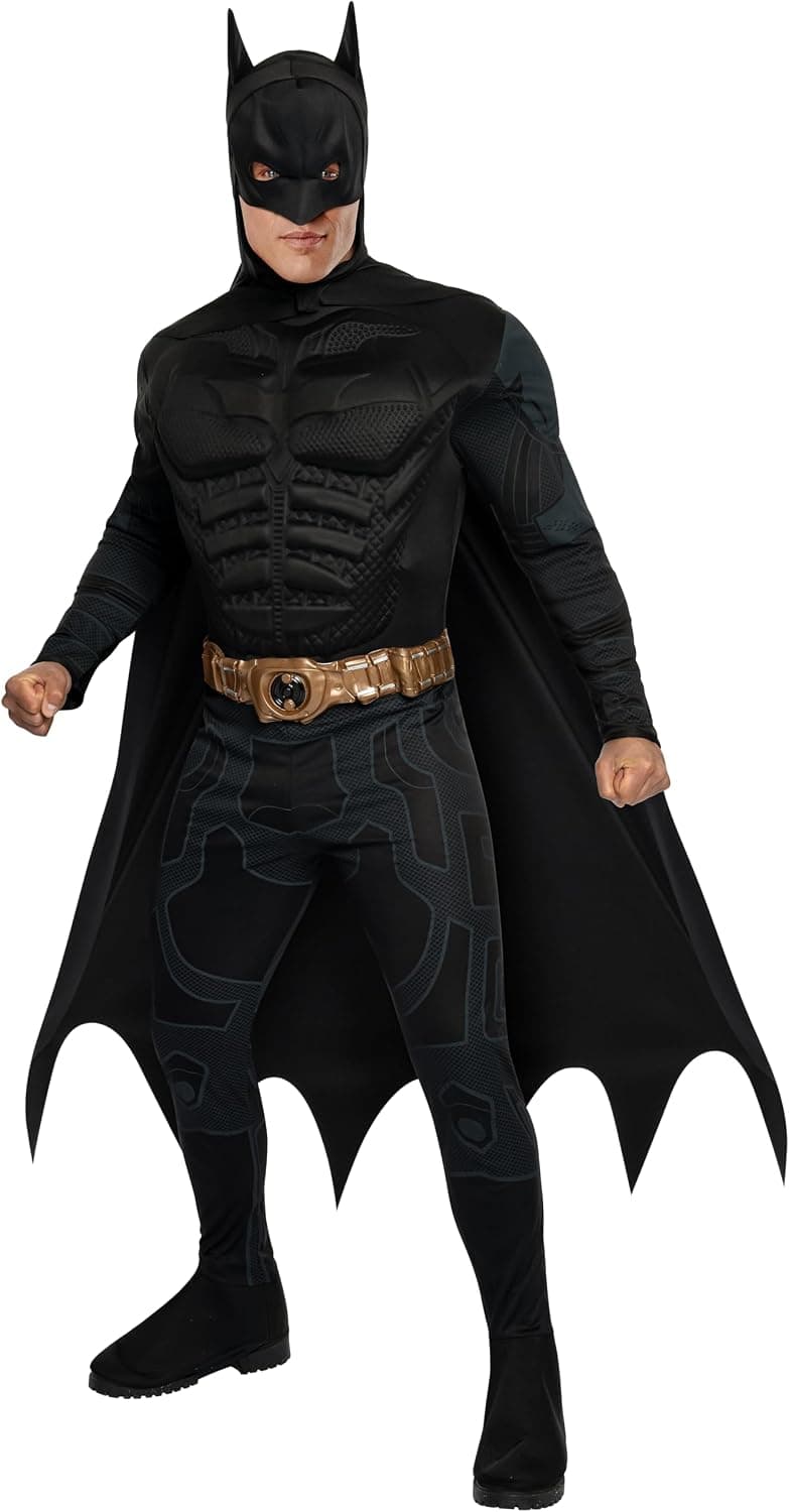 Rubies at Party City DC Batman The Dark Knight Rises: Batman Costume for Adults, Men's