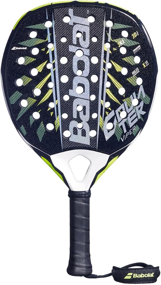 Pala de pádel Babolat Counter Viper 2.6 (Negro/Amarillo)
