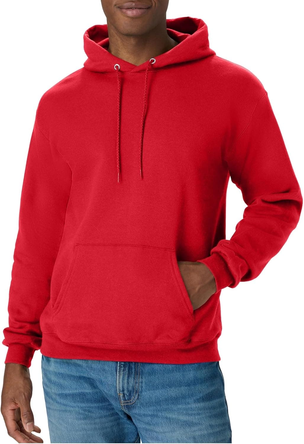 Sudadera con capucha para hombre Hanes - Sudadera con capucha EcoSmart Fleece para hombres y mujeres - Polar de peso medio - Grande y alto disponible