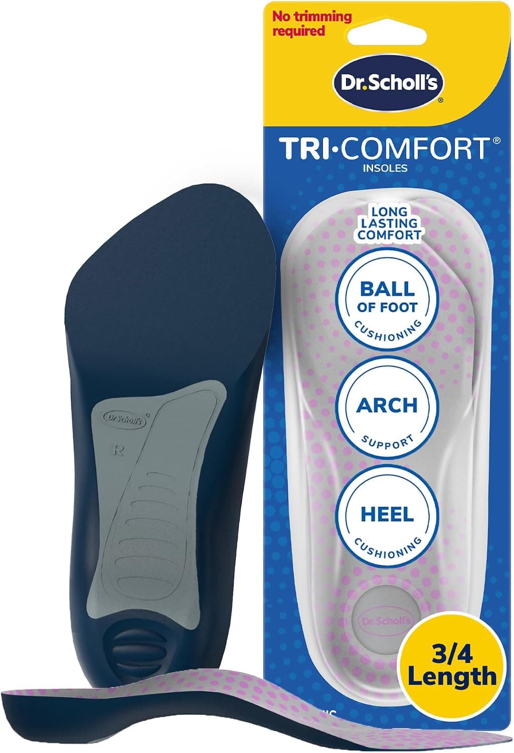 Plantillas de zapatos Tri-Comfort de Dr. Scholl, plantillas para mujer, talla 6-11