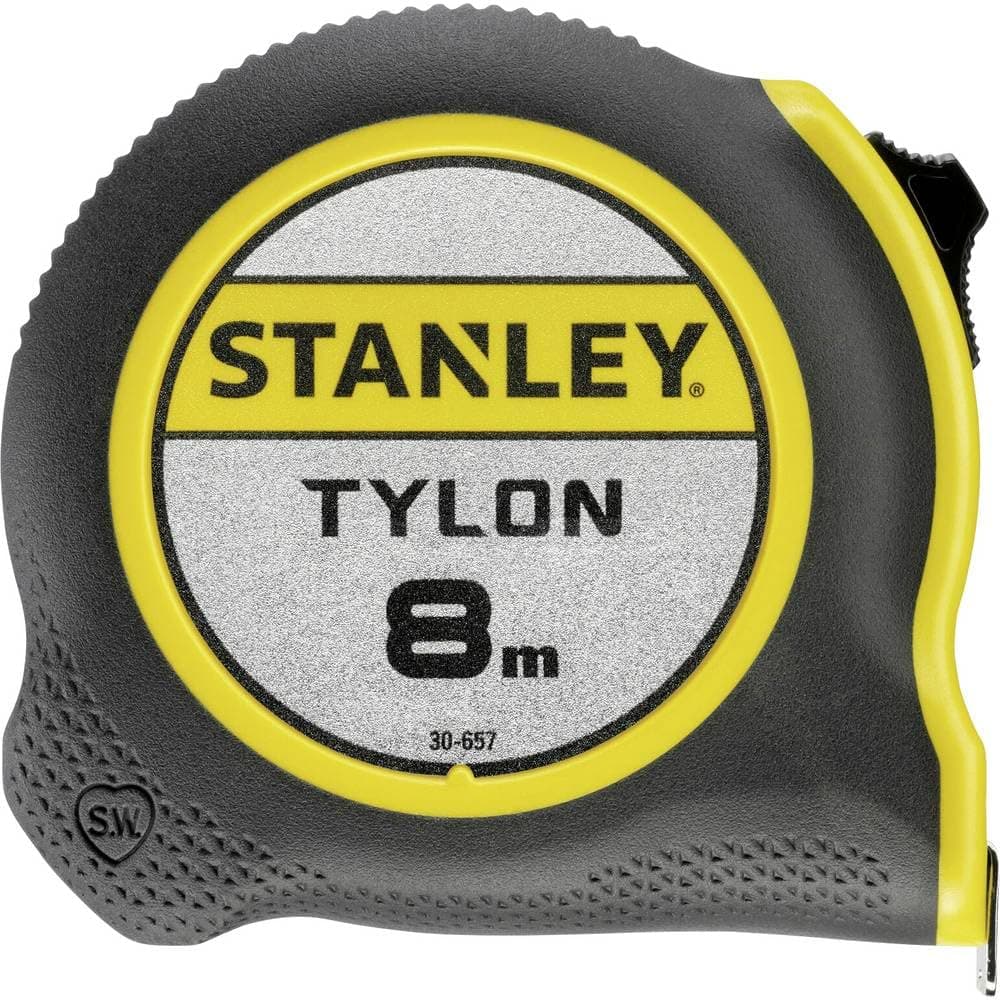 Stanley 0-30-657 Cinta métrica "Tylon", negro/amarillo, 8 m/25 mm