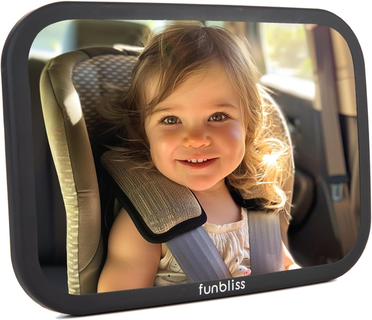 Funbliss Baby Car Mirror Monitor de seguridad, inastillable