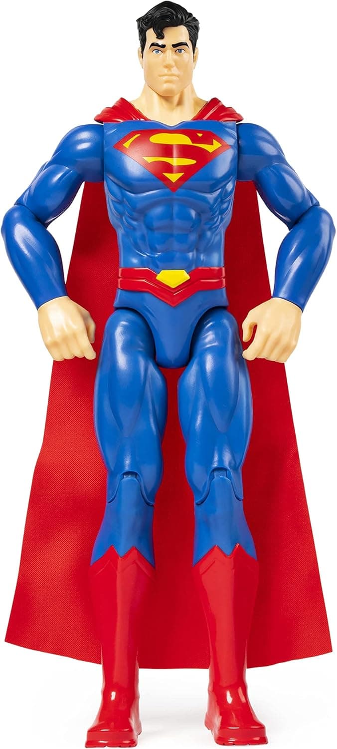 Figura de acción de Superman de DC Comics, juguete coleccionable de 12 pulgadas