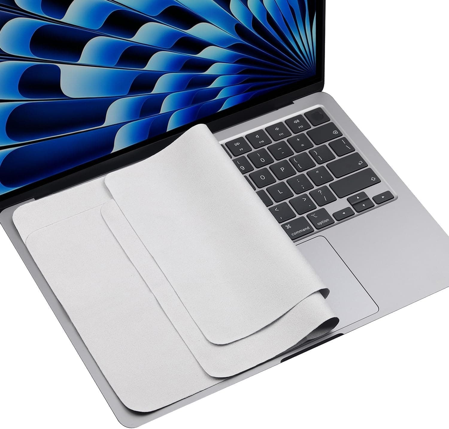 Paquete de 2 paños de limpieza con forro de microfibra, protección de impresión de teclado de pantalla para MacBook Neo/Pro/Air 13" 14" (2018-2026), MacBook Neo 13/MacBook Air 13 M4 M3 M2 M1/MacBook Pro 14 (M5- M1) Accesorios