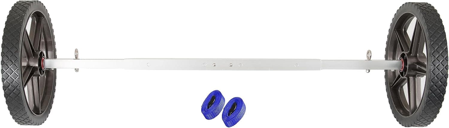 Sea Eagle EZ Cart Adjustable Transport Wheel System for Inflatable Boats and Kayaks | Rustproof frame with all-terrain wheels; packs down for compact storage