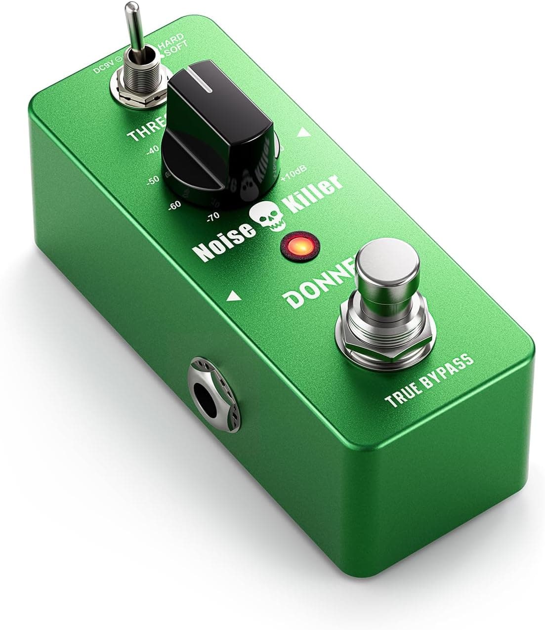 Donner Pedal de Puerta de Ruido, Pedal de Guitarra Noise Killer Efecto Supresor de Ruido 2 Modos para Guitarra Eléctrica y Bajo True Bypass