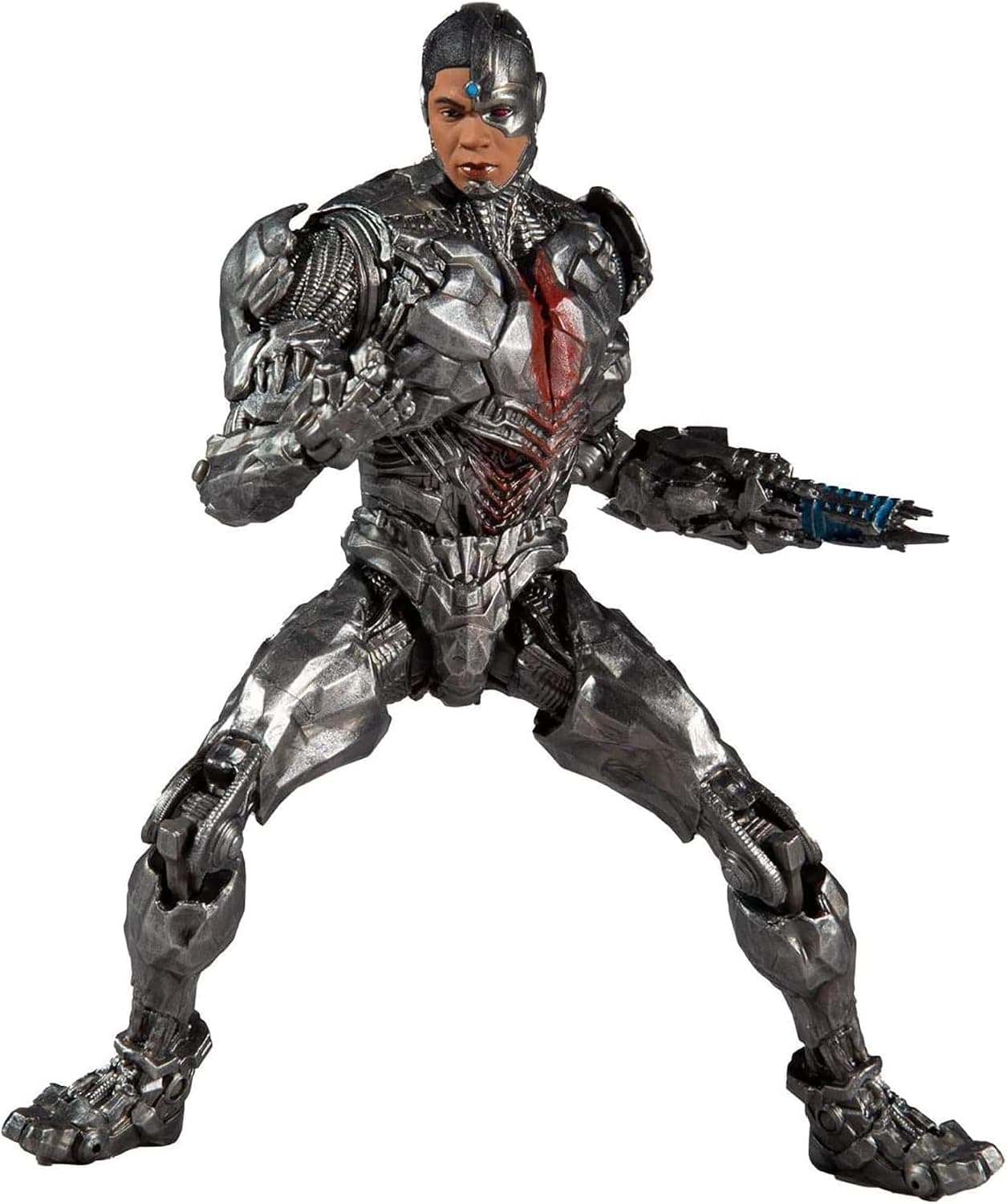 McFarlane Toys DC Justice League Movie Cyborg Figura de acción de 7 pulgadas | DC Multiverse Justice League 2021 Figura de acción de 7 pulgadas - Cyborg