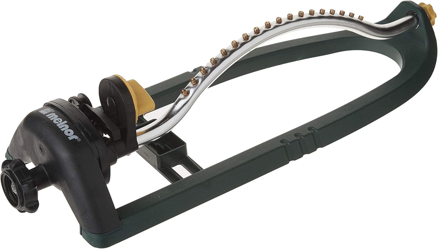 Melnor 20300 995087 3400 Sq. Ft. Oscillating Sprinkler With Brass Nozzles, 3,400, Basic, 3,400 sq. ft.
