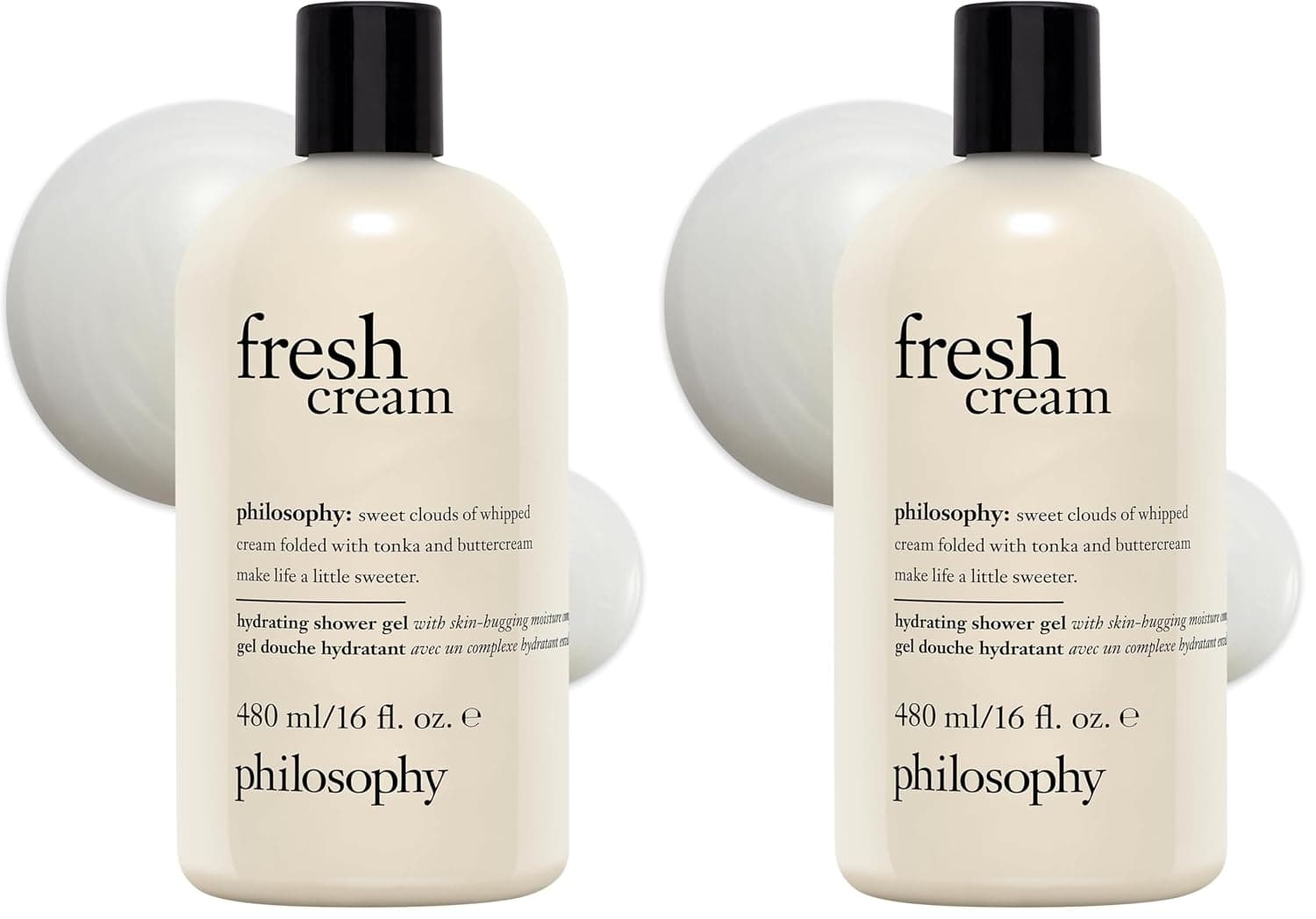 philosophy fresh cream shower gel - with notes of vanilla, whipped cream & tonka bean