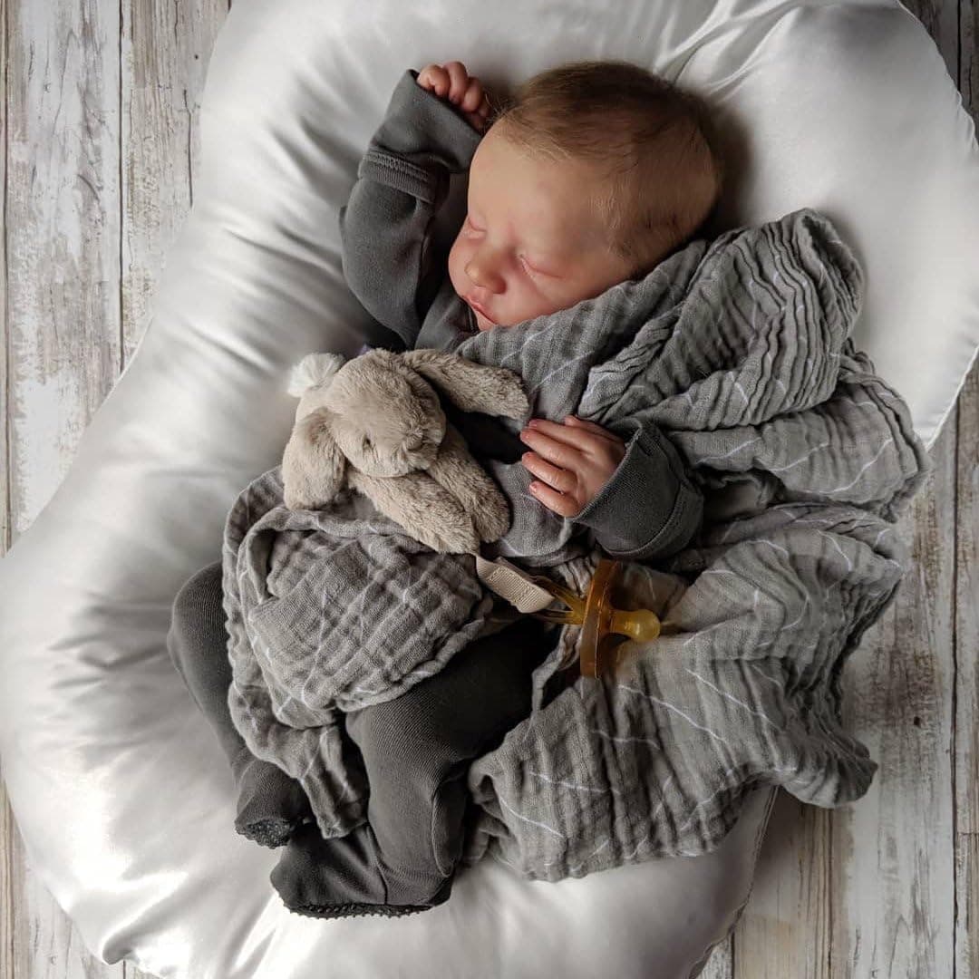 CHAREX Muñecas Reborn Realistas, Niño Durmiente Recién Nacido De La Vida Real De 18 Pulgadas