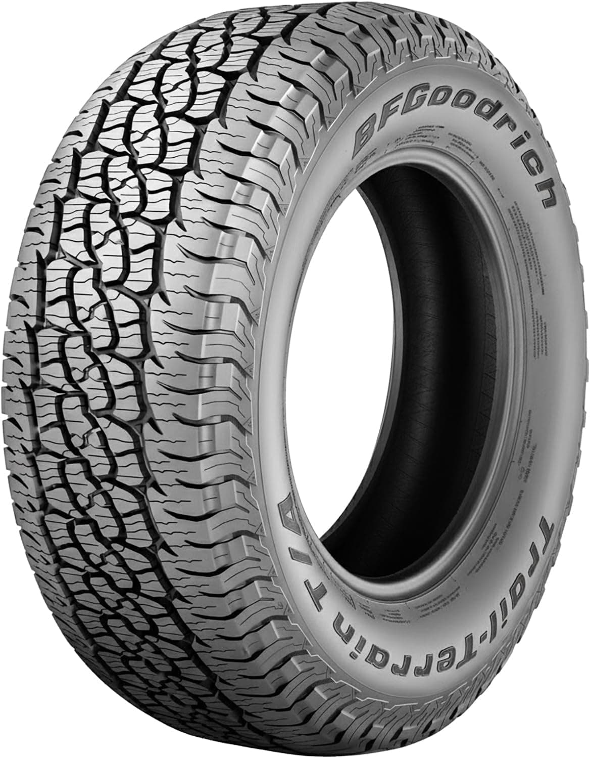 BFGoodrich Trail-Terrain T/A Neumático dentro y fuera de carretera para camionetas ligeras, SUV y crossovers, 255/55R20/XL 110H