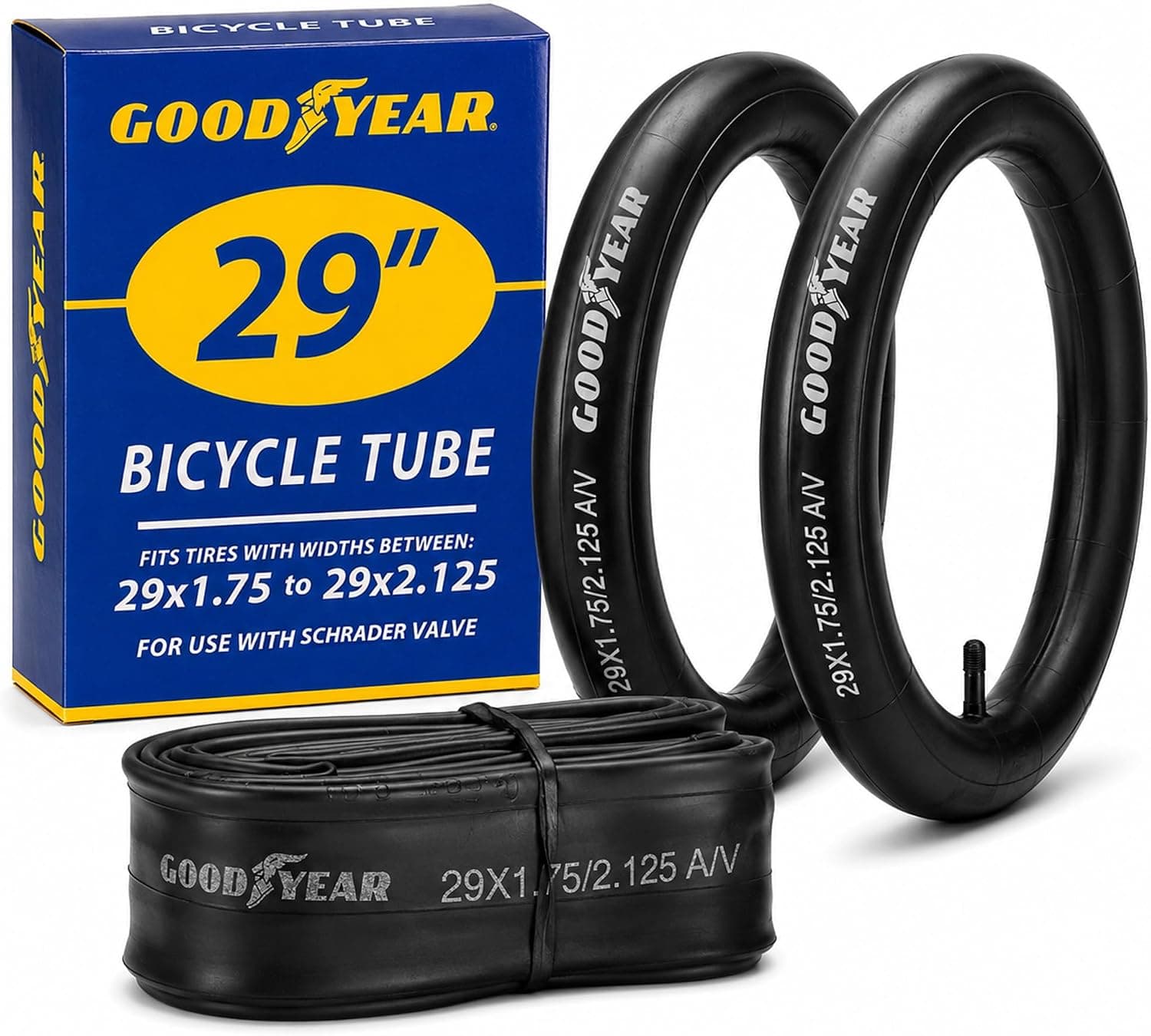 Goodyear Bicycle Tube with Butyl Rubber - Dependable Bike Tubes for Premium Cycling