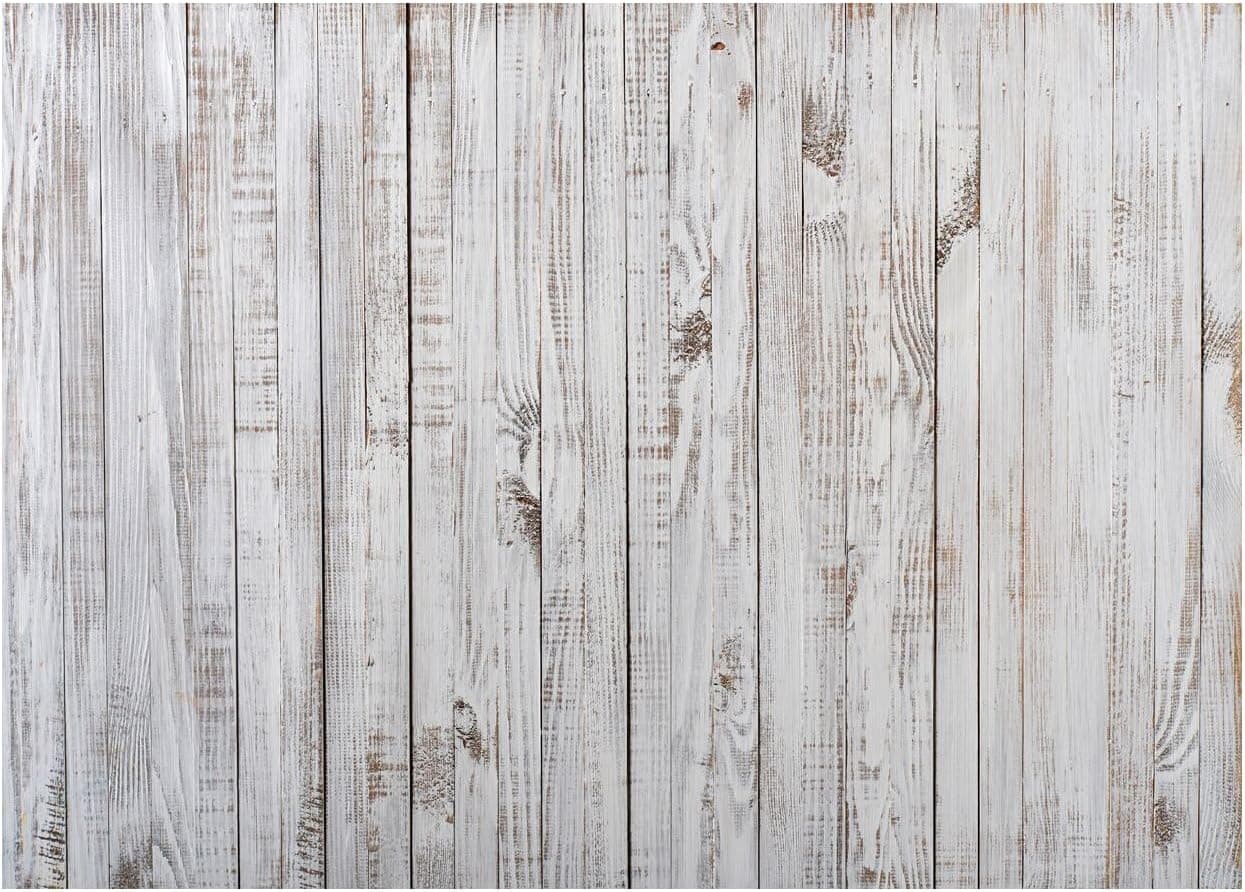 Fondo de madera vintage de 7 x 5 pies, fondo de suelo de madera gris rústico retro para fotografía, niños, adultos, cabina de fotos, sesión de vídeo, accesorio de estudio de vinilo 11890