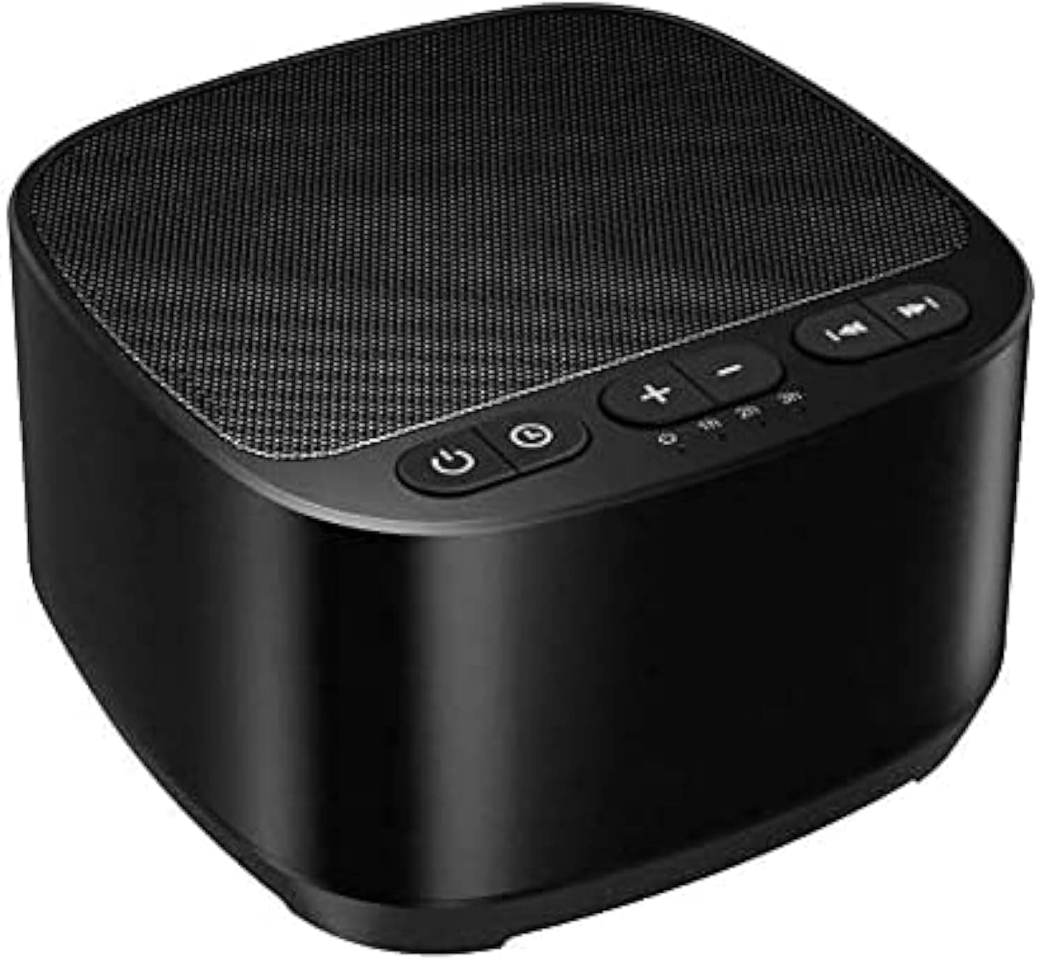 Magicteam Sleep Sound Máquina de ruido blanco con 40 sonidos relajantes naturales y función de memoria 32 niveles de volumen alimentado por CA o USB y temporizador de sueño Terapia de sonido para bebés niños adultos (B-Negro)