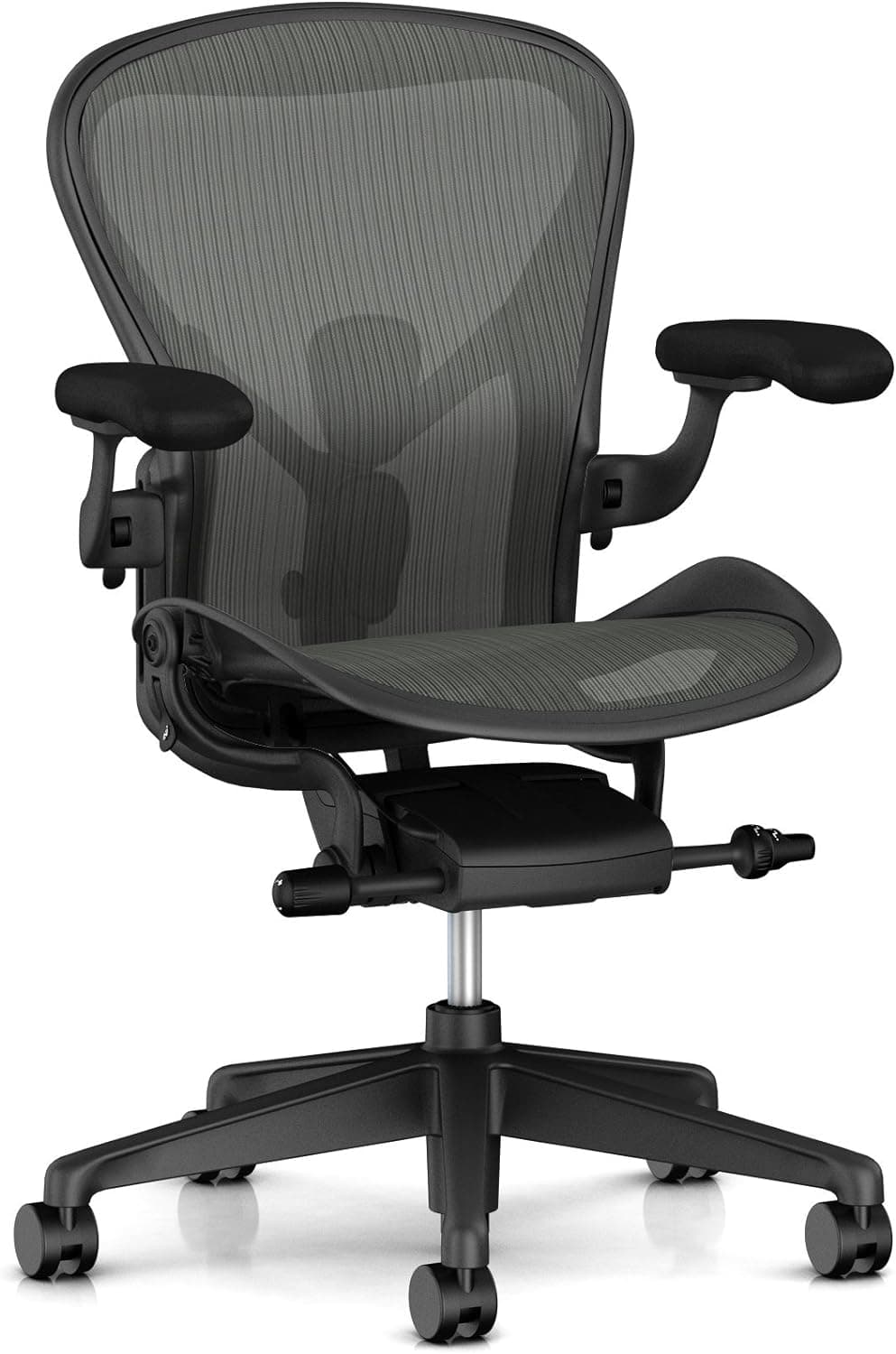 Silla ergonómica Herman Miller Aeron - Tamaño C, Grafito