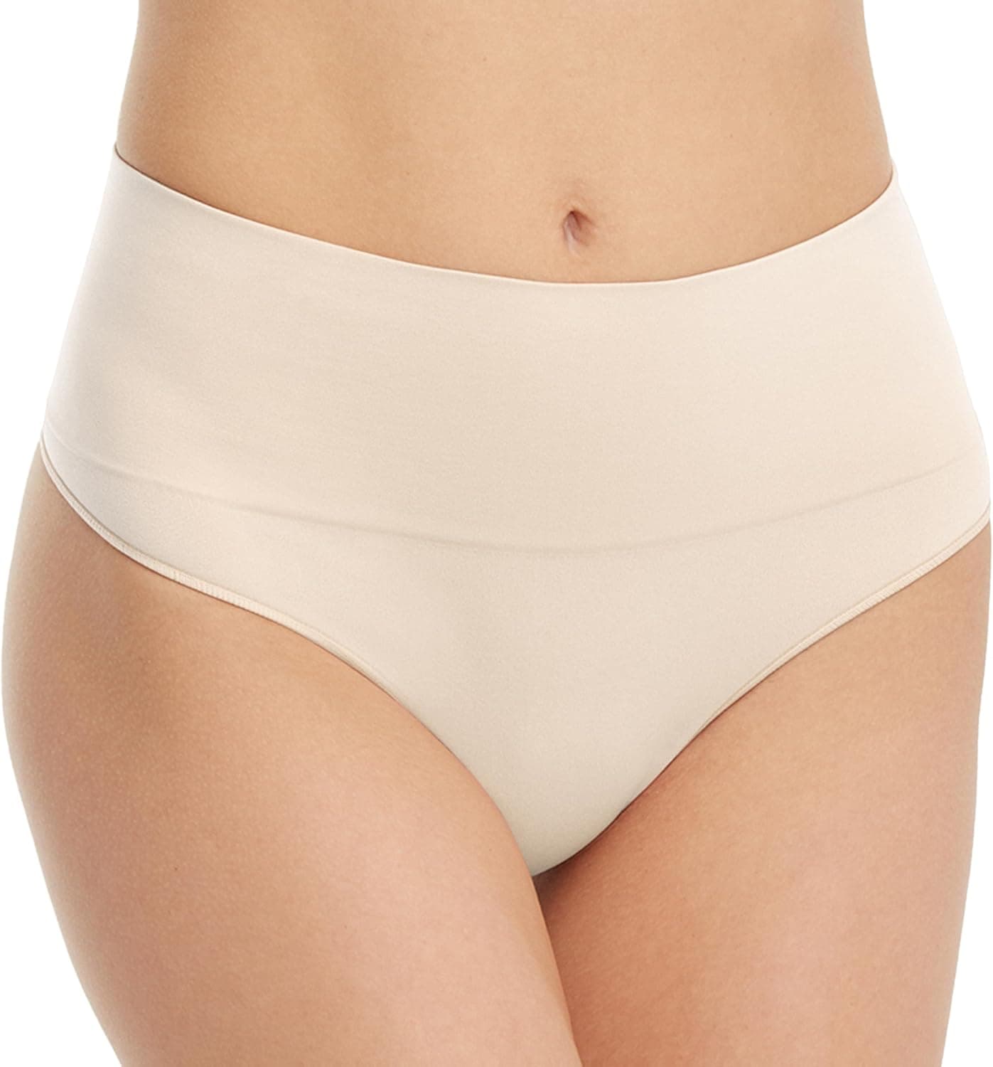 SPANX SPANXshape Tanga moldeadora diaria - Ropa interior moldeadora con control central - Invisible debajo de la ropa - Diseño sin costuras