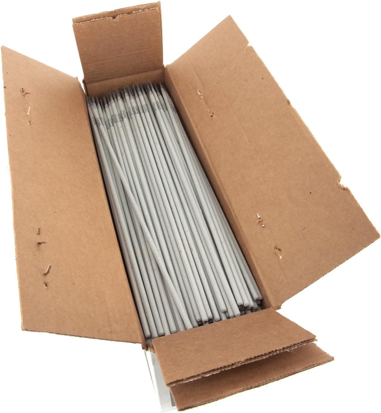 Forney 30686 E7018 Varilla de soldadura AC, 1/8 pulgadas, 10 libras | Electrodos de soldadura de acero al carbono de alta resistencia en un paquete de 10 libras. Diseñado para un arco suave y alta resistencia.