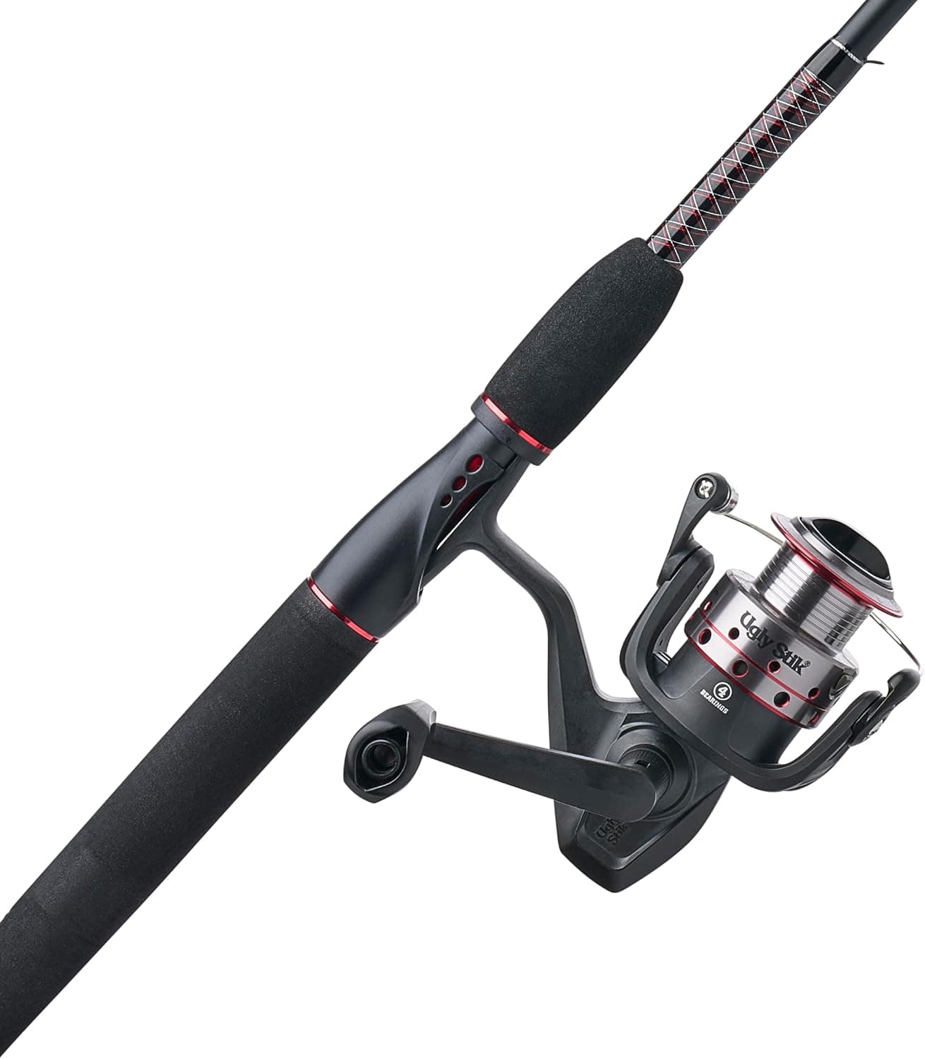 Combo de carrete giratorio y caña de pescar Ugly Stik GX2