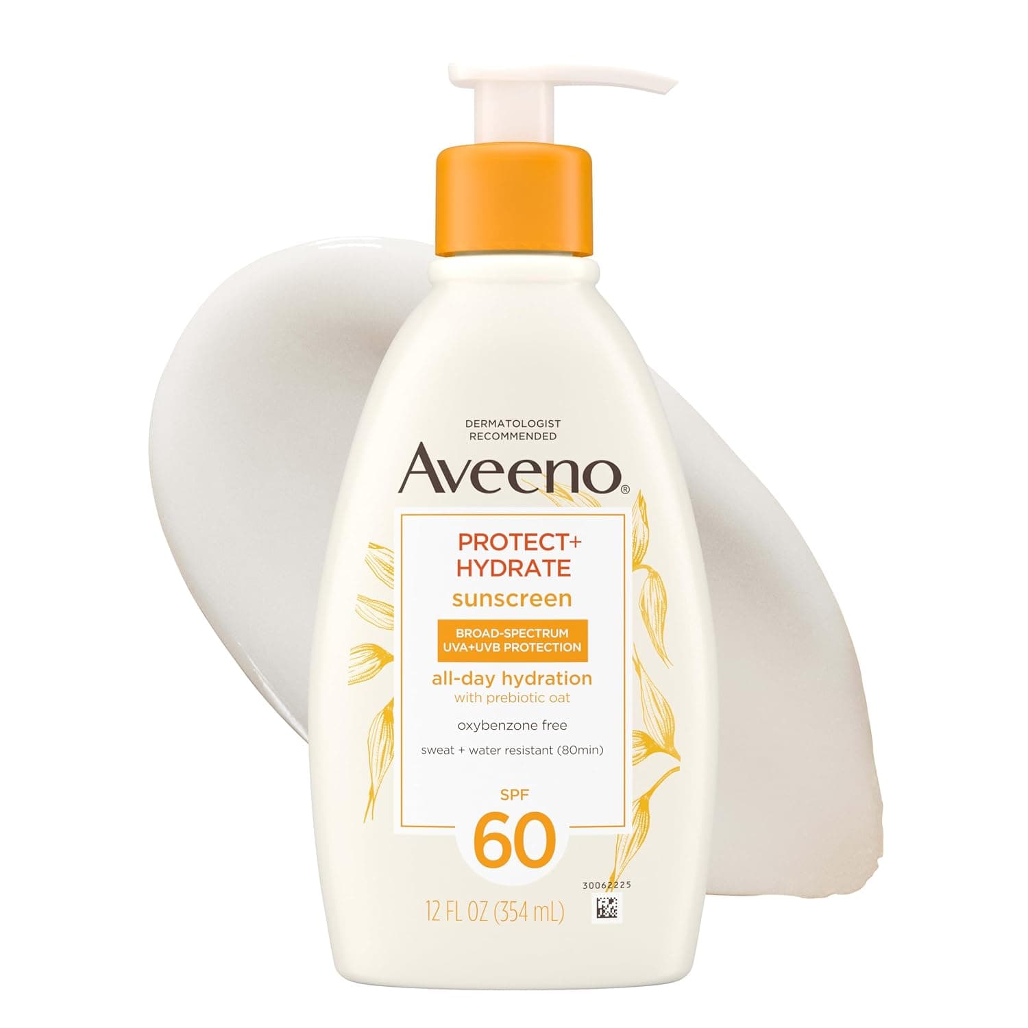 Aveeno Protect + Hydrate Loción protectora solar, SPF 60, 12 fl. onz