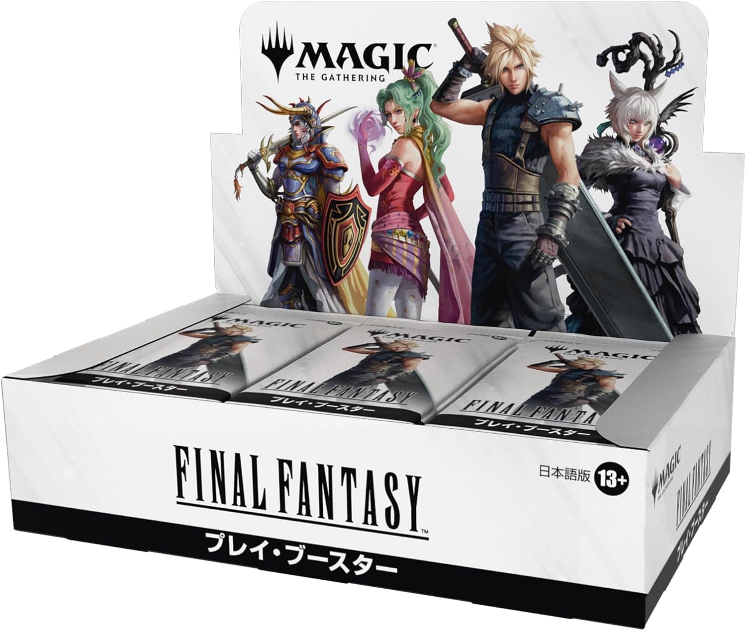 Magic: The Gathering - Final Fantasy Play Booster Japanese Version (BOX with 30 Packs) MTG Trading Card Game Wizards of the Coast FIN D38421400