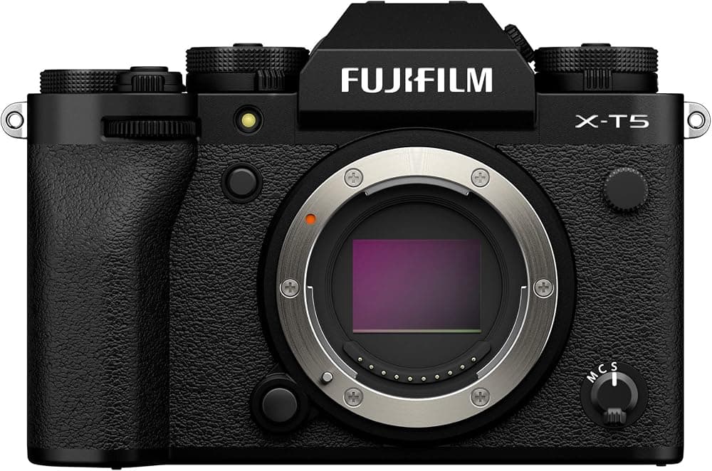Cuerpo de cámara digital sin espejo X-T5 - Negro | Visor en color OLED de 3,69 millones de puntos Versión Wi-Fi y Bluetooth