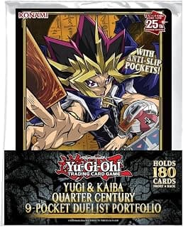 KONAMI Yu-Gi-Oh!: 9 Pocket Portfolio: Yugi and Kaiba Quarter Century