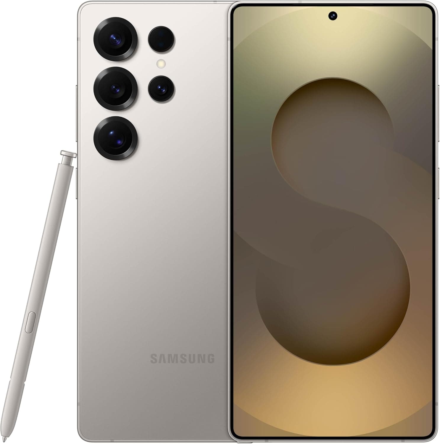 Samsung Galaxy S25 Ultra, teléfono inteligente AI de 512 GB, Android desbloqueado, cámara con modo nocturno AI, procesador rápido Snapdragon 8 Elite, batería de 5000 mAh, S Pen incorporado, 2025, garantía de 1 año en EE. UU., gris titanio