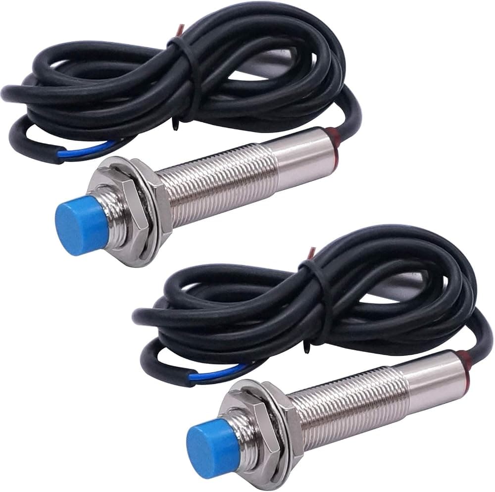 Taiss 2PCS LJ12A3-4-Z/BX Proximity Switch 3D Printer Inductive Proximity Sensor Detection Switch NPN NO DC6-36V 4mm Normally Open