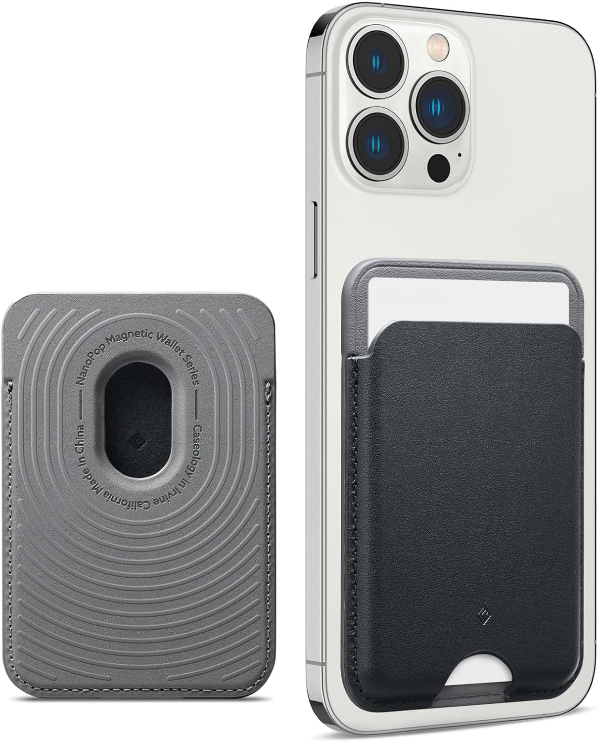 Caseology de Spigen para MagSafe Wallet, con capacidad para 2 tarjetas, NanoPop MagFit