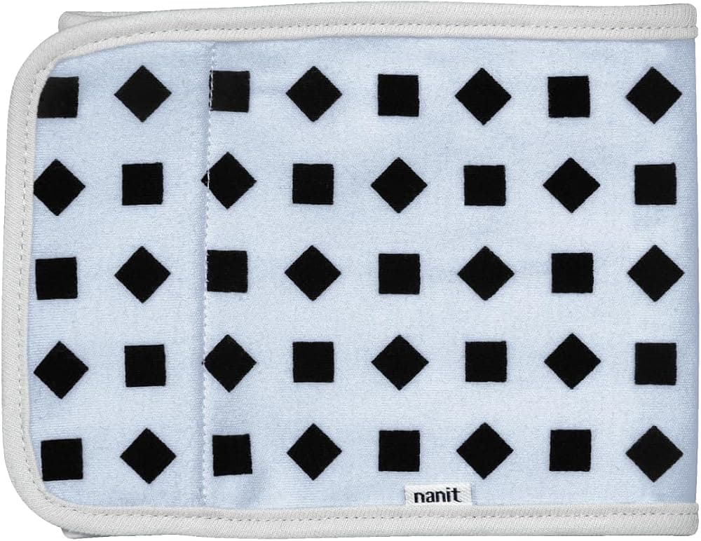 Banda de uso respiratorio, 0 a 3 meses, azul claro, 100 % algodón, funciona con el monitor para bebés Nanit Pro para rastrear la respiración sin sensores de movimiento, se adapta a recién nacidos y bebés de 6 a 12,5 libras.