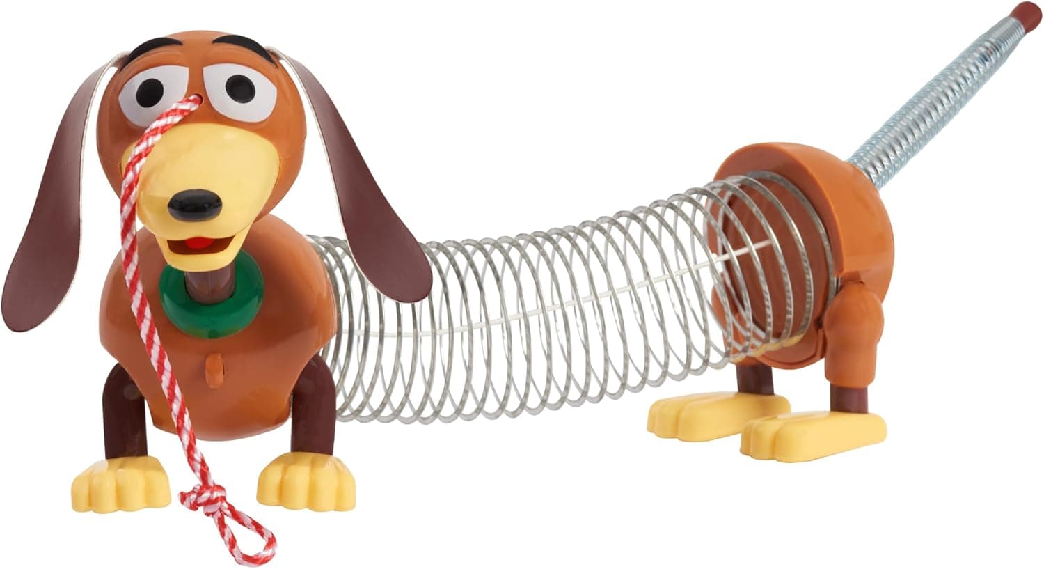 Disney y Pixar Toy Story Slinky Dog Jr Pull Toy, juguetes para niñas y niños de 3 años, juguetes para niños a partir de 18 meses por Just Play