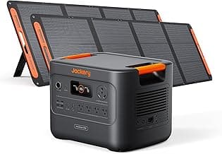 Paneles solares Jackery HomePower 3000 y 2x200W, 3072Wh, salida CA 3600W | Sobretensión de 7200 W, batería LFP, generador solar, respaldo esencial para uso doméstico, corte de energía, vehículos recreativos, emergencias