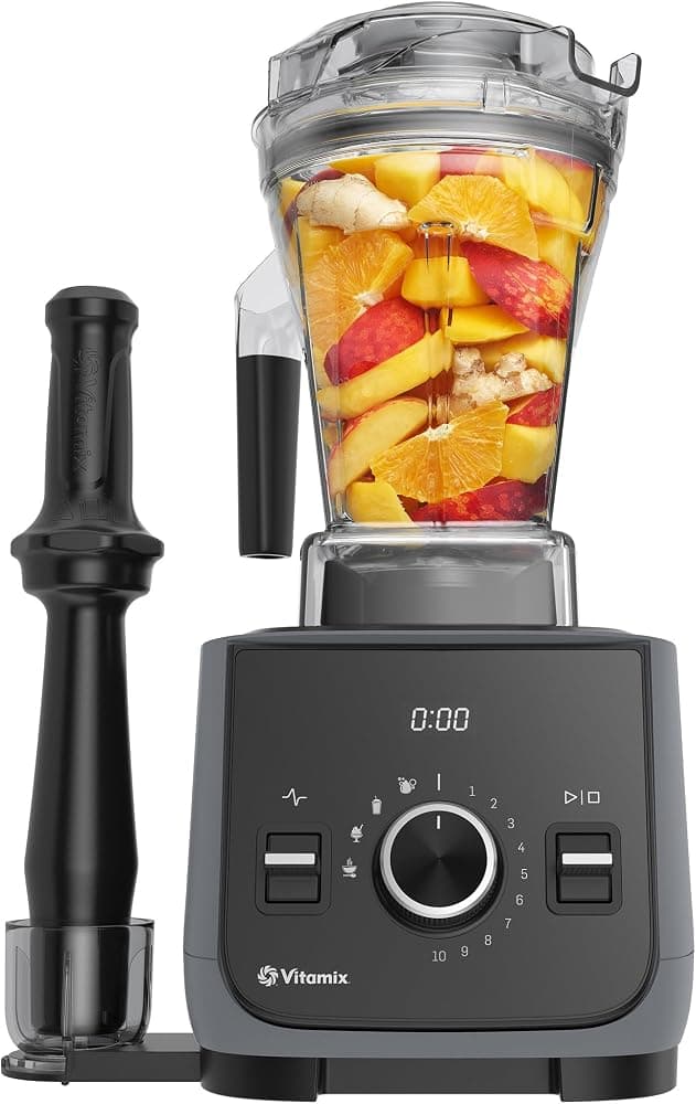 Licuadora profesional Ascent X2, 3 programas, gris | 48 onzas Contenedor, Aparato de Cocina para Batidos, Sopas y Más, Pulso, Velocidad Variable, Programa de Autolimpieza, AUTODETECCIÓN