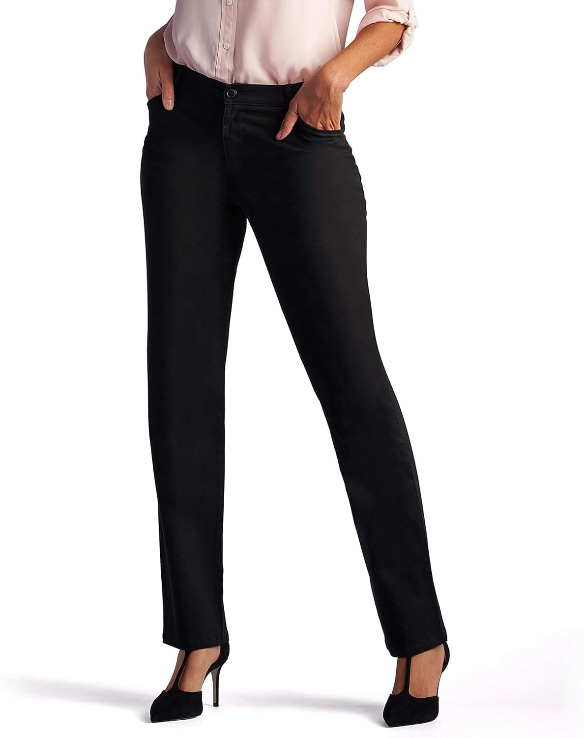 LEE Pantalón de pierna recta para mujer, ajuste relajado, para todo el día
