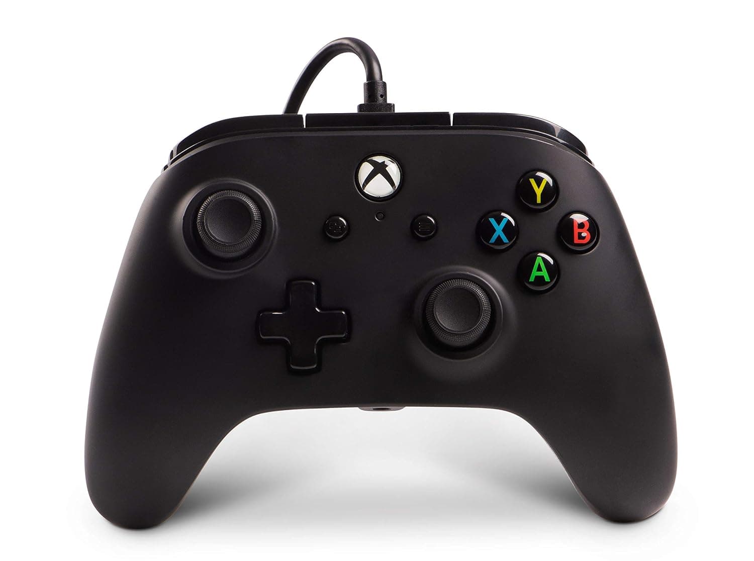 Controlador con cable mejorado PowerA para Xbox One - Negro