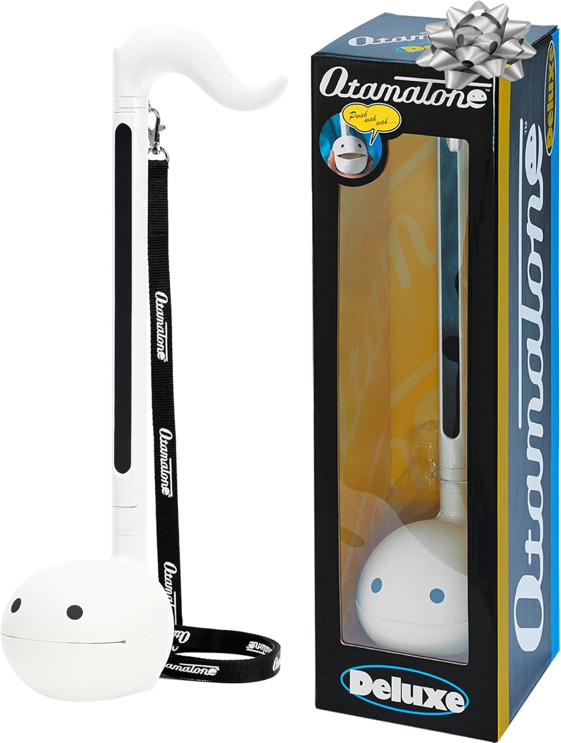 Otamatone Deluxe [Edición japonesa] Sintetizador de instrumentos musicales electrónicos de Japón por Cube / Maywa Denki, Blanco