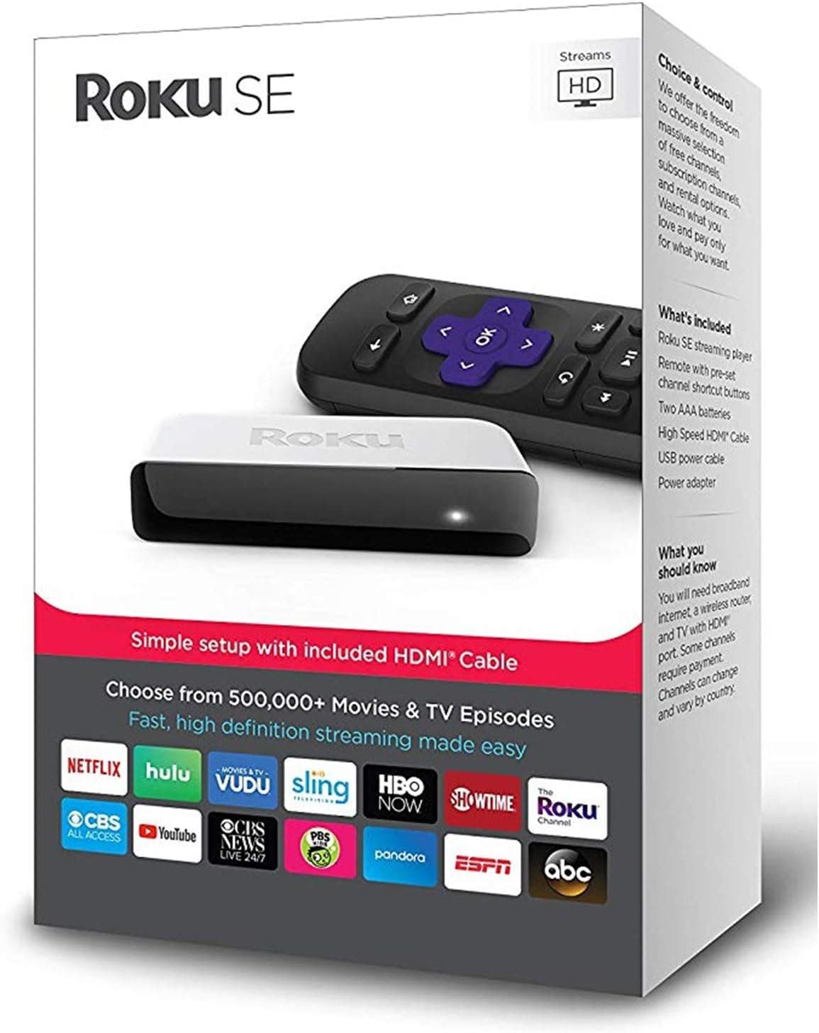 Roku 3900SE SE- Fast High-Definition Streaming. Easy On The Wallet