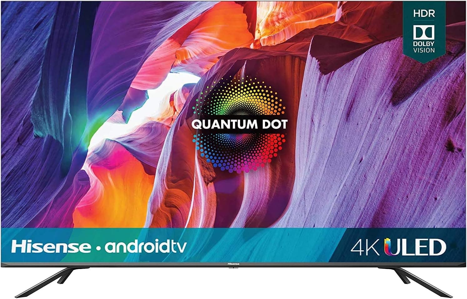 Hisense ULED 4K Premium 75U6G Quantum Dot QLED Series Smart TV Android 4K de 75 pulgadas con compatibilidad con Alexa, HDR10+ de 600 nits, Dolby Vision y Atmos, control remoto por voz (modelo 2021)