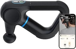 TheraGun Therabody Prime Pistola de masaje de tejido profundo de sexta generación | Negro | Potente masaje de percusión con 5 velocidades y un diseño resistente y duradero para aliviar el dolor muscular y acelerar la recuperación